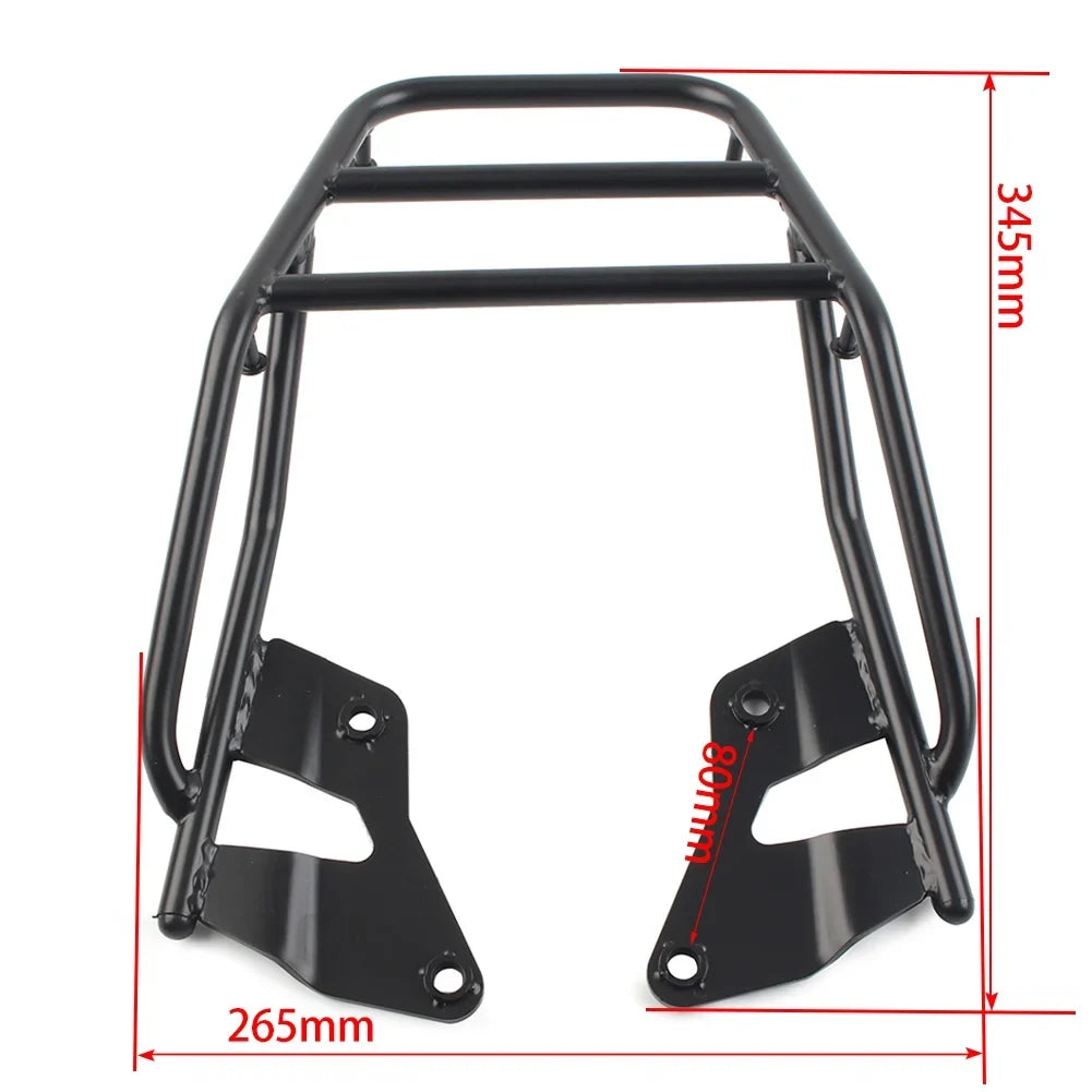 BFY Rear Luggage Rack Carrier Cargo Holder Black For HONDA MSX 125 GROM 2016-2020