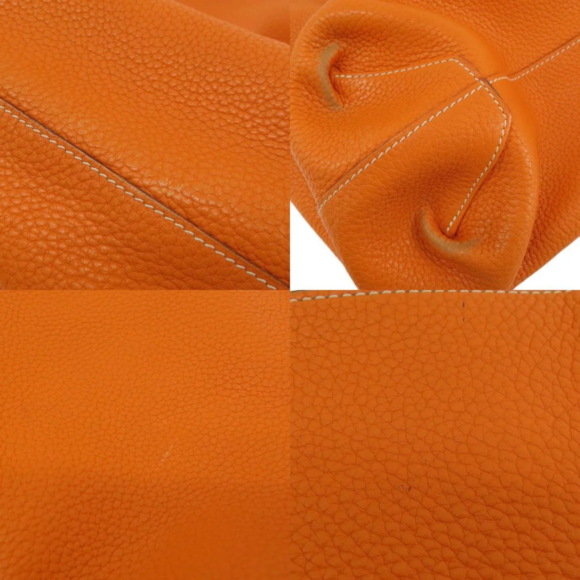 Pre-Owned Hermes double sense 45 gold orange tote bag taurillon ladies HERMES (Good)
