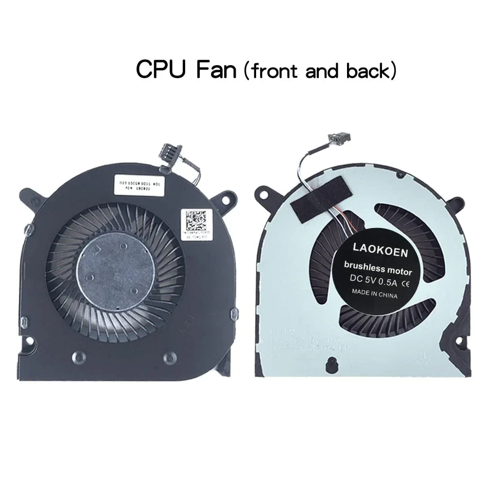New Replacement Cooling Fans for G3 3590 G3-3590 Series Laptop FLLK FLLJ P/N: 0160GM 04NYWG EG75070S1-1C060-S9A
