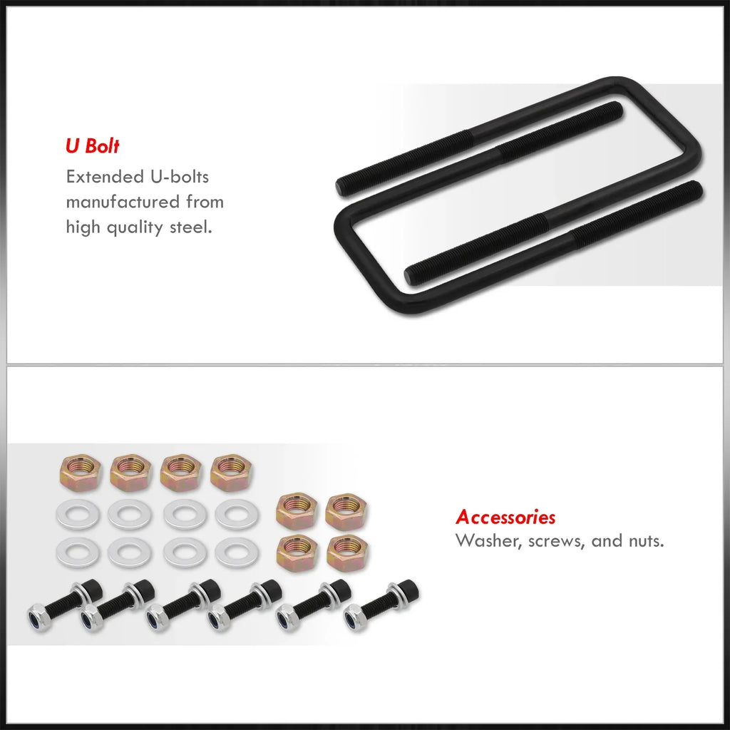 AJP Distributors 2" Front 2" Rear Leveling Lift Kit Spacer SL Fitting For Chevrolet Chevy Silverado GMC Sierra 2007 2008 2009 2010 2011 2012 2013 2014 2015 2016 2017 2018 2019 2020 2021
