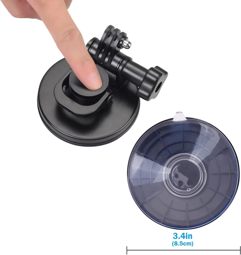 Suction Cup Mount Fitting for Gopro Hero 11 Hero 10 Hero 9 Hero 8 Hero 7 Hero 6 Hero 5 Hero 4 Hero 3+ Hero 3