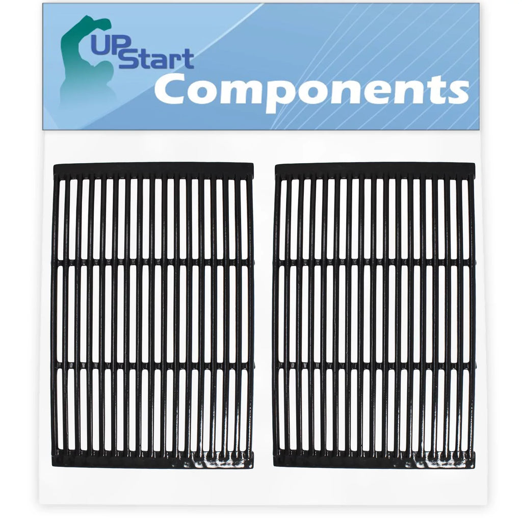 2-Pack BBQ Grill Cooking Grates Replacement Parts for Charmglow 810-8532-S - Fitting Barbeque Porcelain Enameled Cast Iron Grid 19"