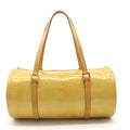 Pre-Owned LOUIS VUITTON Monogram Vernis Bedford Handbag Enamel Leather Beige Yellow M91006 (Fair)