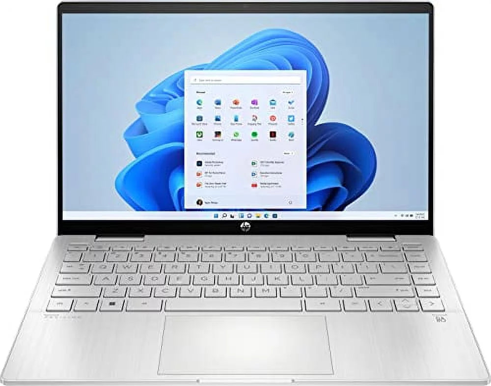 HP Pavilion X360 2-in-1 Laptop 2022, 14" FHD IPS Touchscreen EVO Platform 12th i5-1235U Iris Xe Graphics 8GB DDR4 1TB SSD, Wi-Fi 6E Backlit KB, FP Reader, Windows 11 Pro, COU 32GB USB