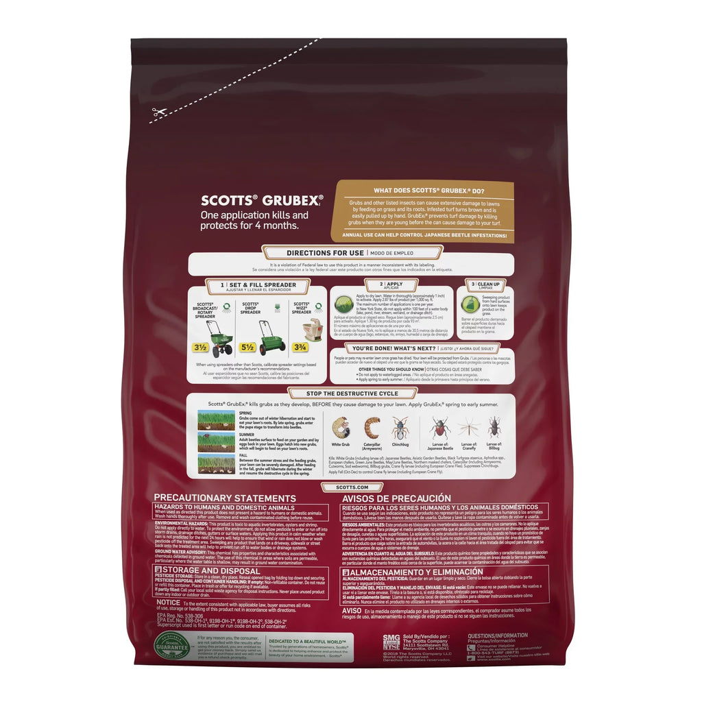 Scotts GrubEx Grub and Insect Control Granules 14.35 lb