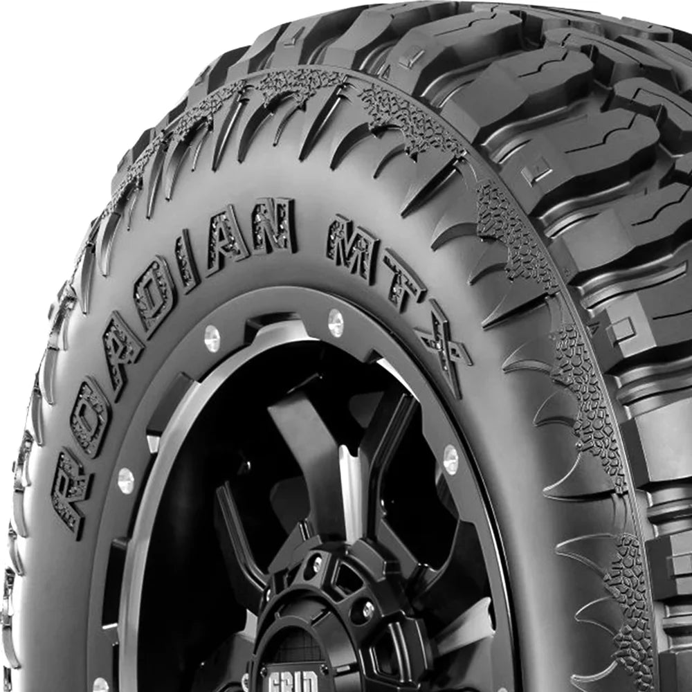 Set of 4 (FOUR) Nexen Roadian MTX LT 255/75R17 Load C 6 Ply M/T Mud Tires Fits: 2021-22 Jeep Wrangler Willys Sport, 2013 Jeep Wrangler Unlimited Rubicon