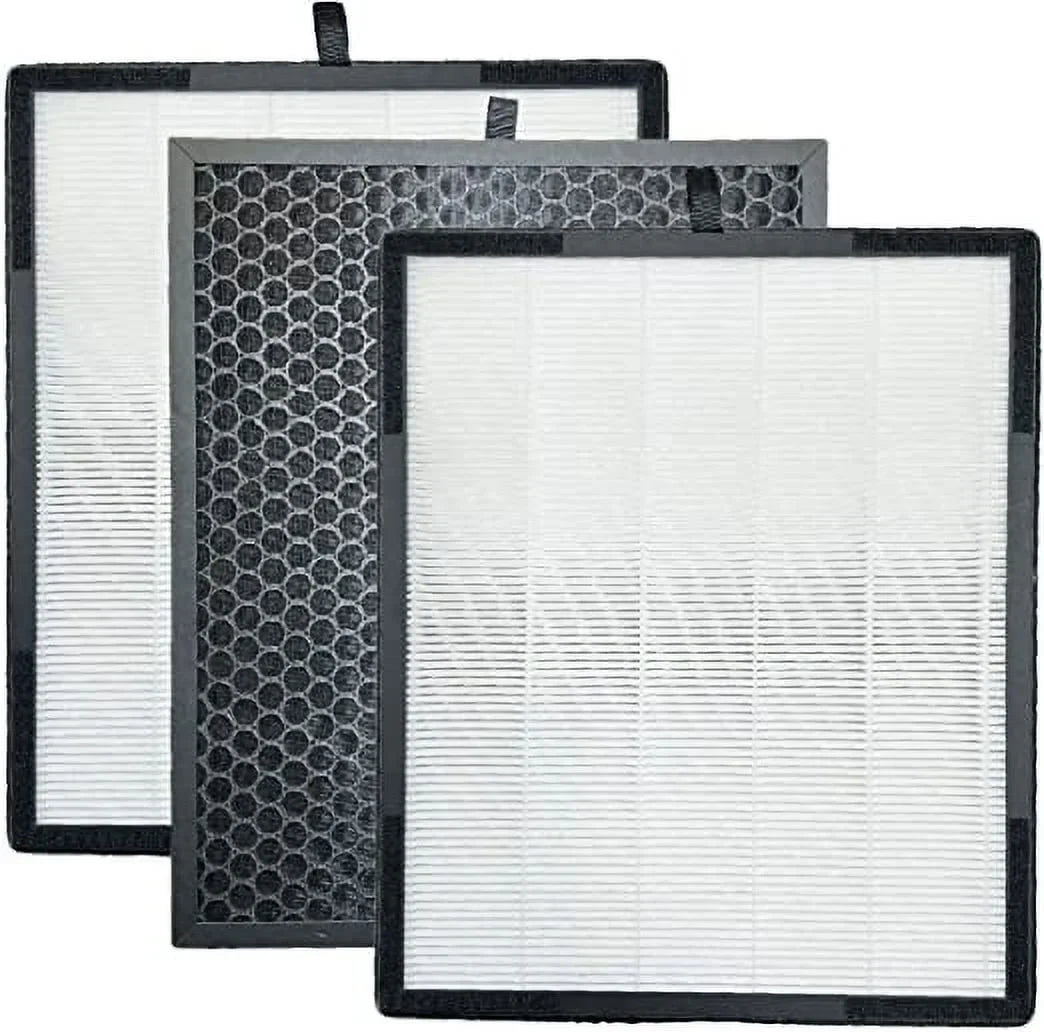 Nispira Aerio-300 3-in-1 HEPA Carbon Filter Replacement For Zigma Smart Original Air Purifier Aerio-300, 3 Pack