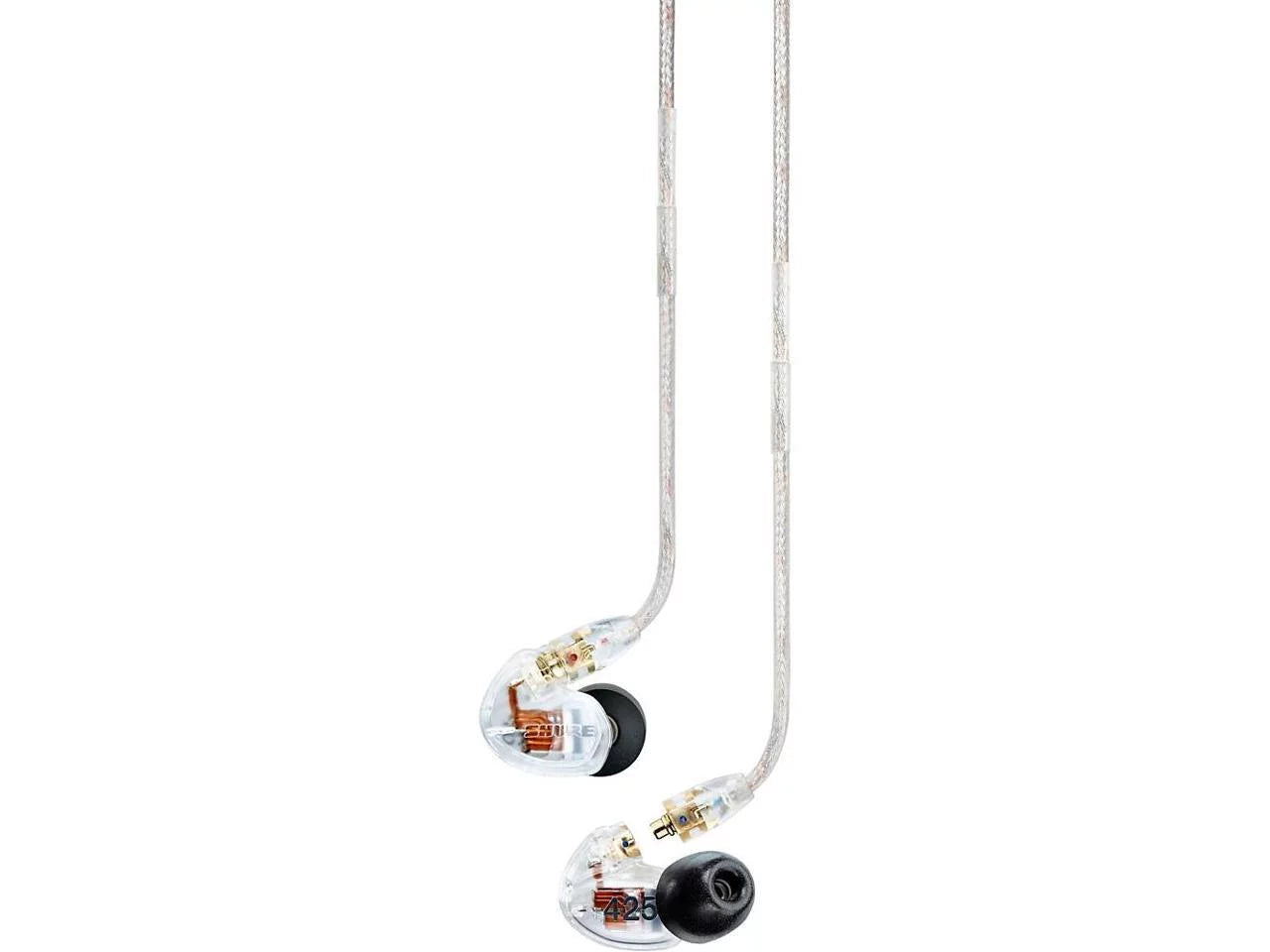 Shure SE425 Pro In-Ear Sound Isolating Dual Driver Earphones - Clear