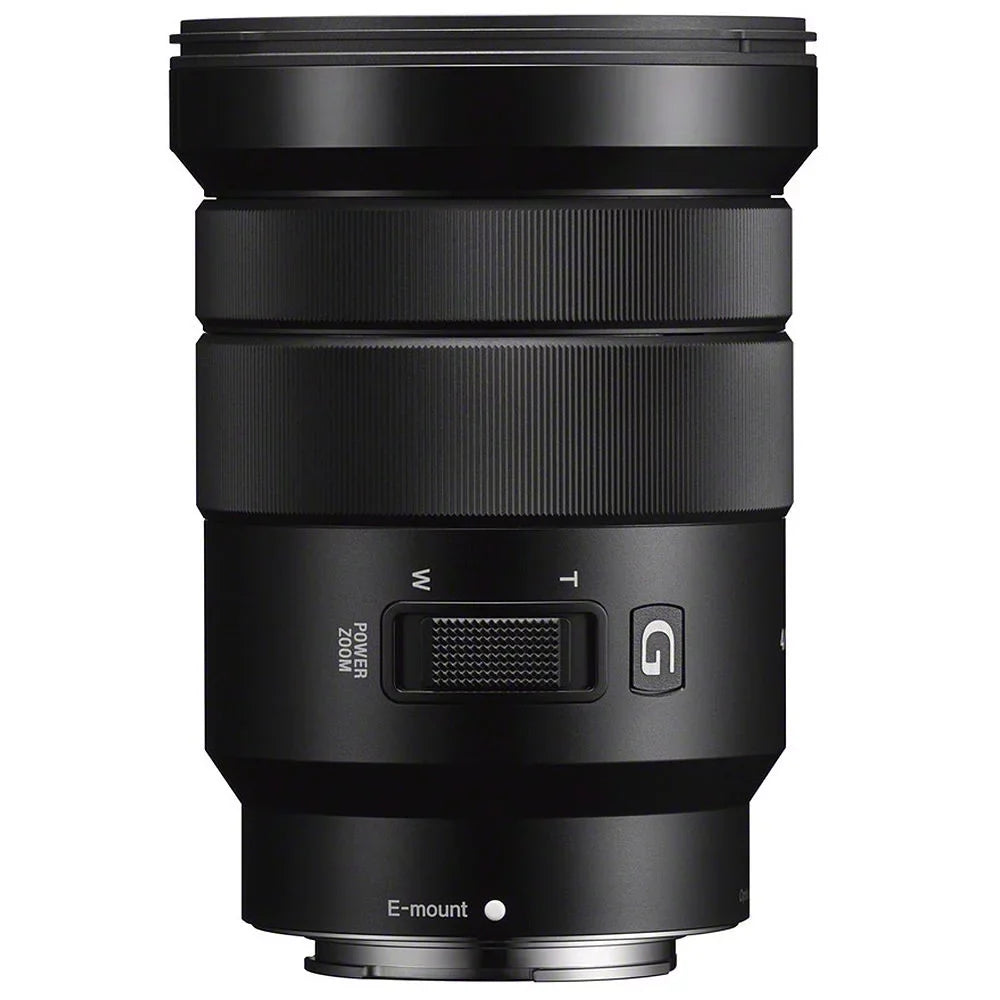 Sony E PZ 18-105mm f/4 G OSS Lens with Essential Accessory Bundle - Includes: Water Durable Lens Pouch, SanDisk 32GB Memory Card, 3 Piece Multicoated HD Filters with Case (UV,CPL, FLD), Variable Neu