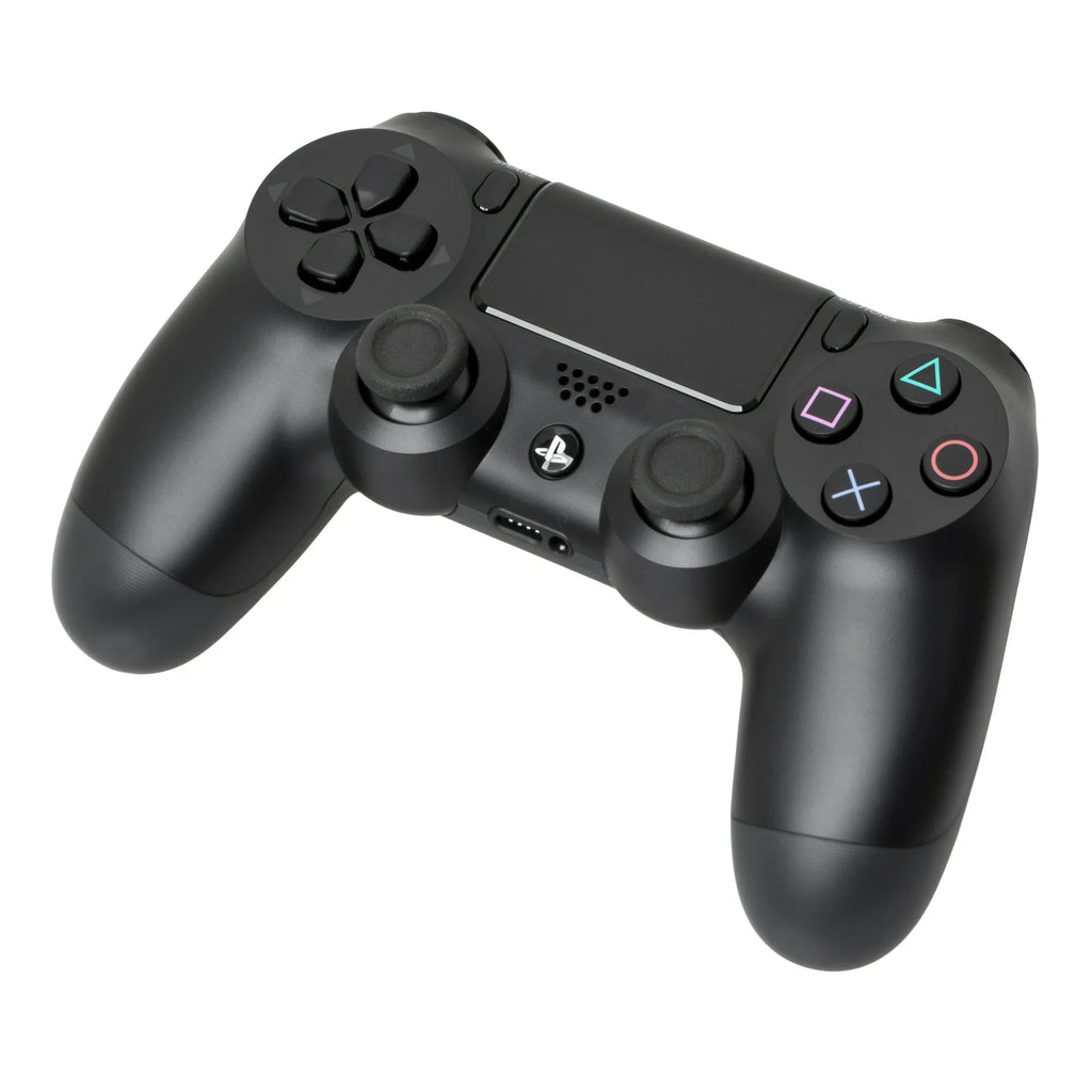 Sony 2215A PlayStation 4 Slim 500GB Gaming Console Black with Charging Dock Headset 2 Controller Bolt Axtion Like New
