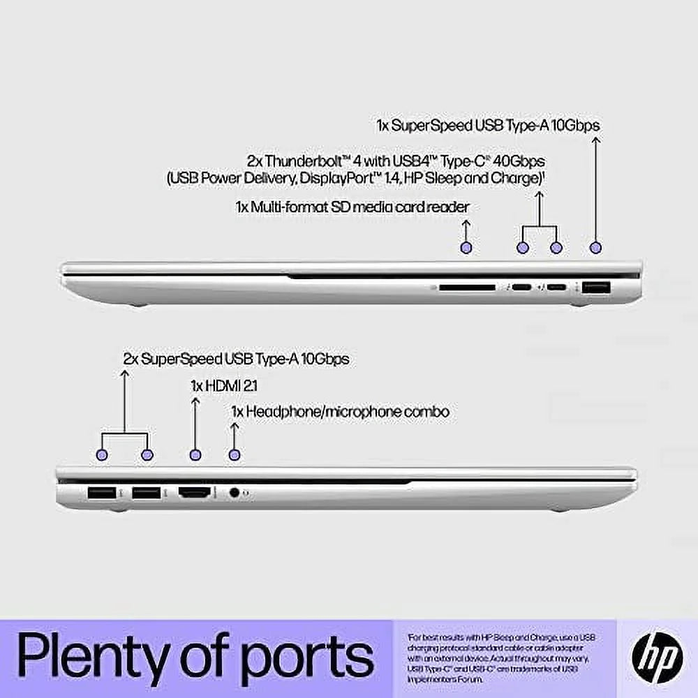 HP Envy Laptop (2023) | 17.3" FHD IPS Touchscreen | 12- 12th i7-1260P Iris Xe Graphics | 64GB DDR4 4TB NVMe SSD | Thunderbolt 4 Wi-Fi 6E Backlit | Windows 10 | TLG 32GB USB