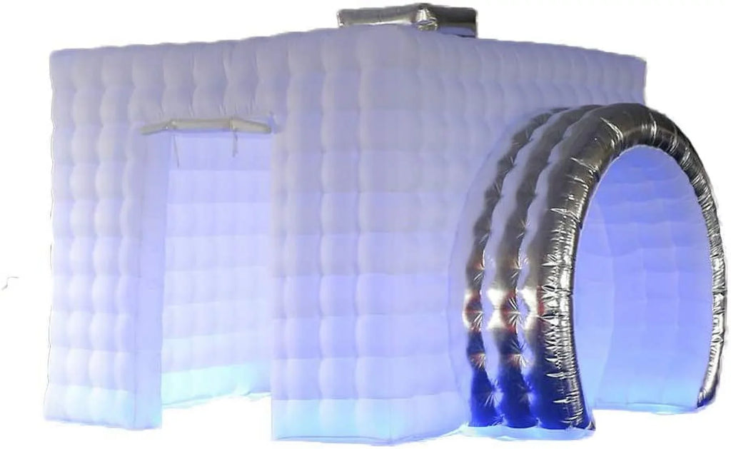 Miumaoev Inflatable Photo Booth Enclosure Camera Shaped Inflatable Cube Tent with Blower, Photo Booth Backdrop for Wedding, Event, Show, Exhibition 3.52.82.5M