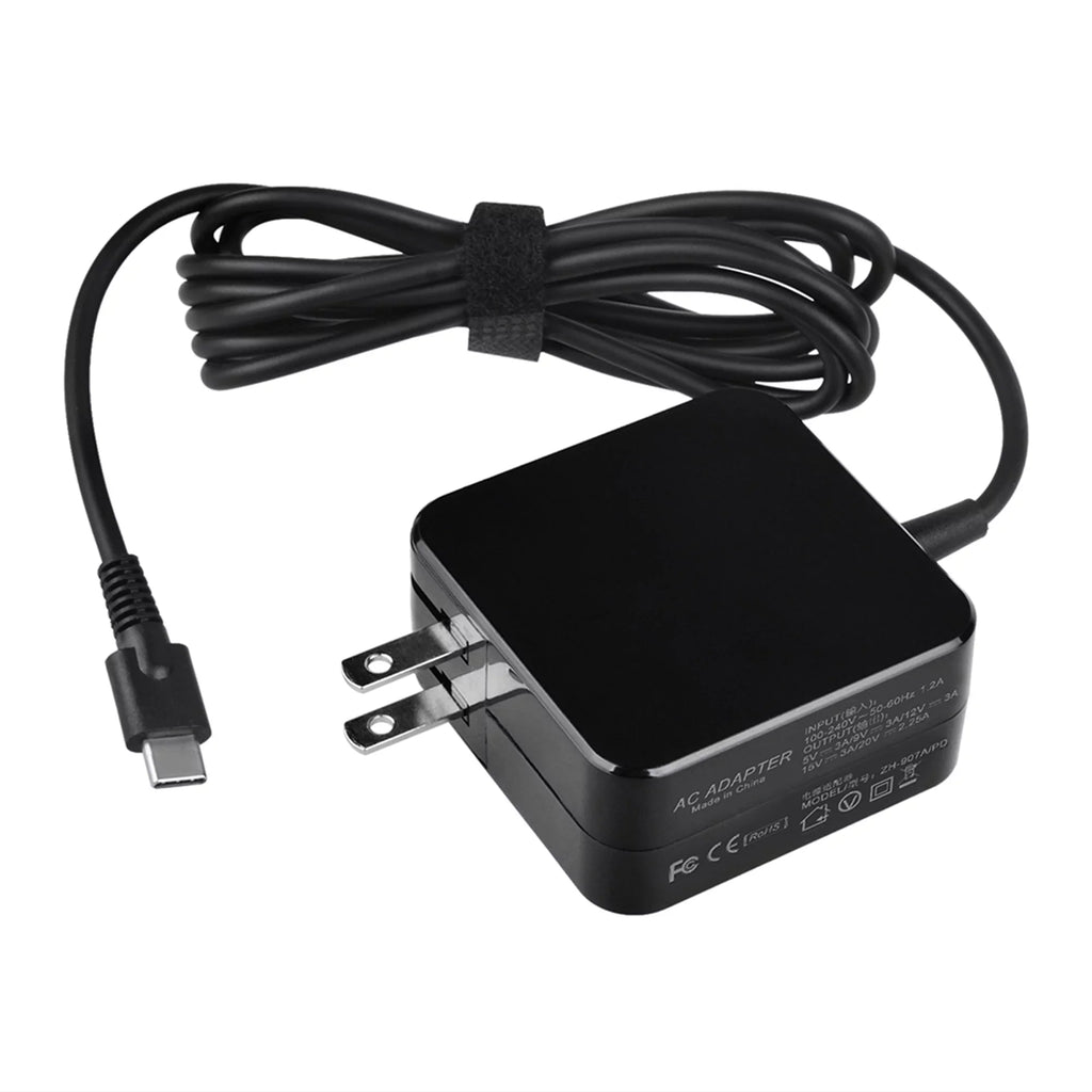 KONKIN BOO Fitting AC Adapter Replacement for Lenovo 100e 2nd Gen Type 81QB 81MA Chromebook 45W USB-C Charger