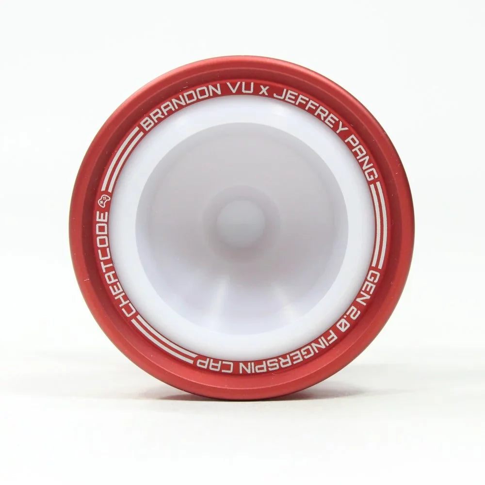 Brandon Vu x Jeffrey Pang CHEATCODE Yo-Yo - The Ultimate Fingerspin YoYo (Red)