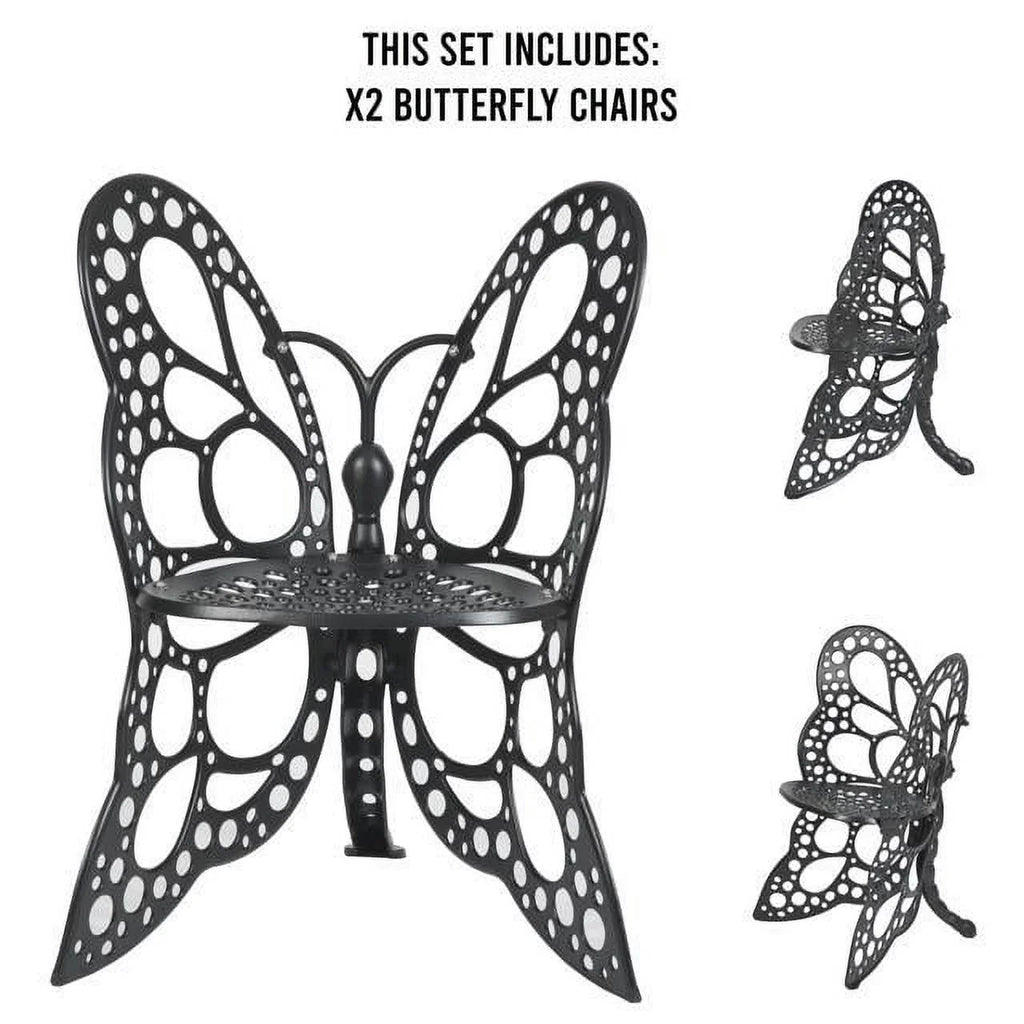 FlowerHouse Butterfly Deluxe Garden Set - Black