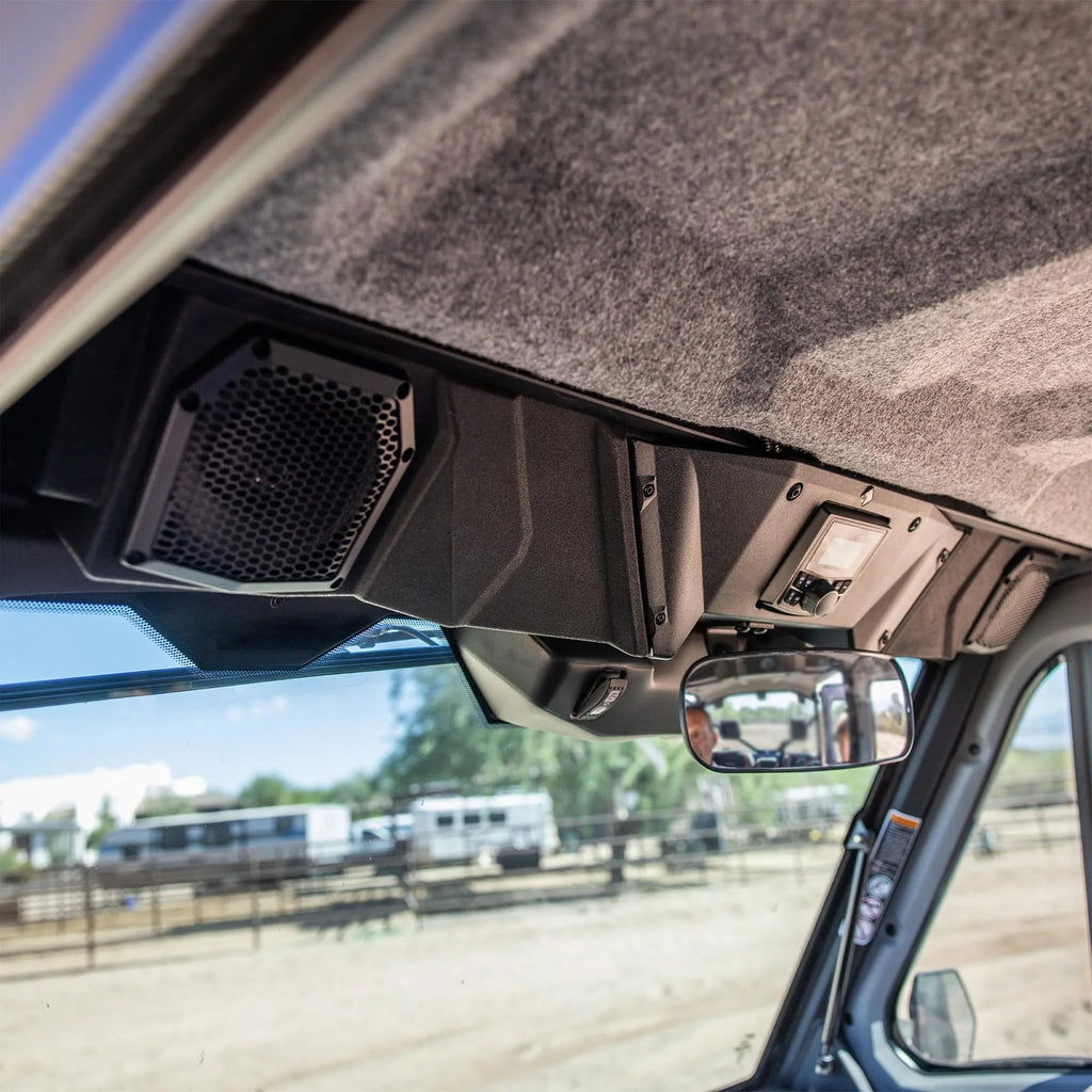 Rockford Fosgate Rockford Fosgate DEFEND17-STG1 Audio Roof System Fitting with Select 2017+ Can-Am Defender Models & PMX-BTUR Universal Bluetooth Remote Controller