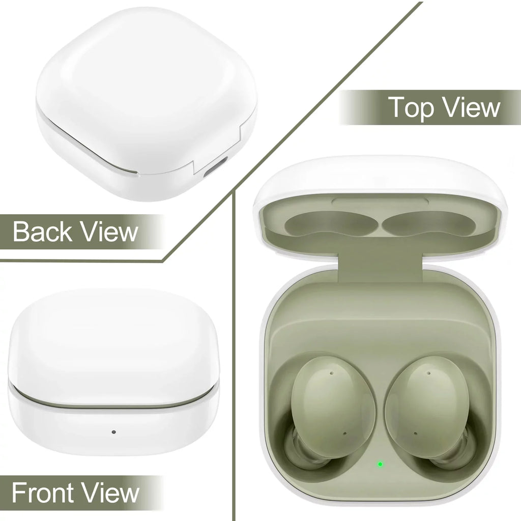 UrbanX Street Buds 2 for Inspiron Laptop - Truly Wireless Bluetooth Headphones with Noise Isolation, Amplified Bass and Dual Dynamic Microphone - Green