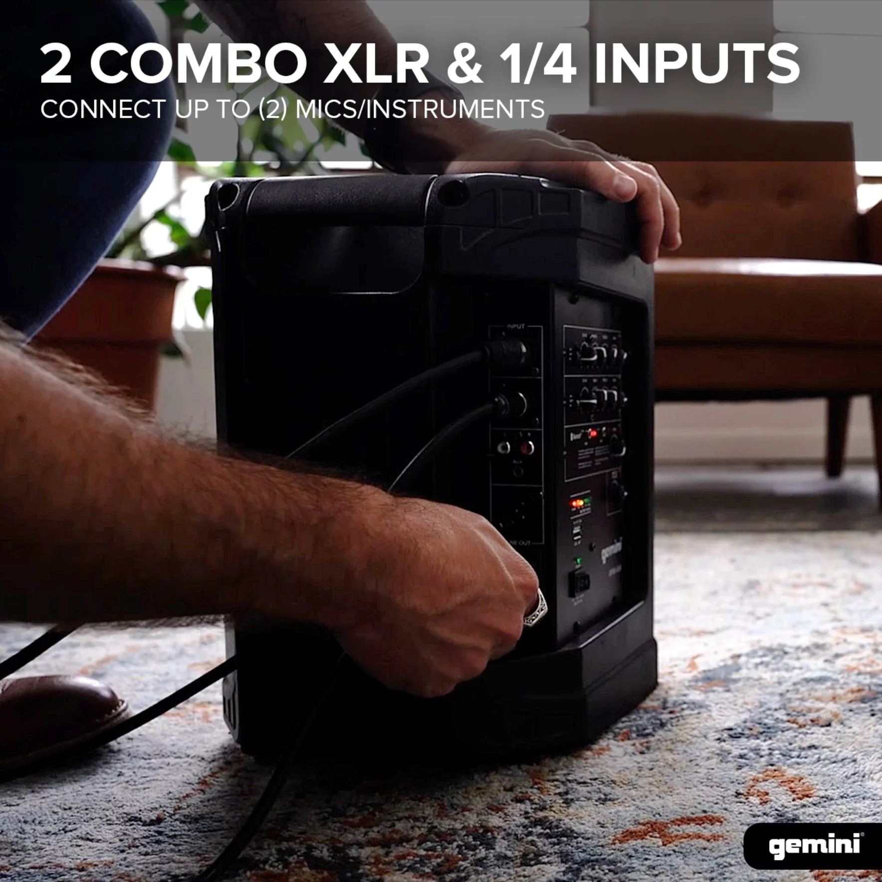 Gemini GPSS-650 Battery-Powered PA System