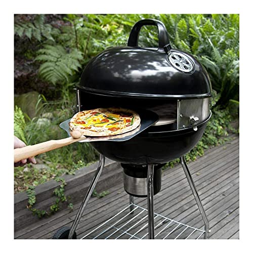 PC7001 PizzaQue Deluxe Outdoor Pizza Oven Kettle Grill Conversion Kit, Silver, 18''/22.5''
