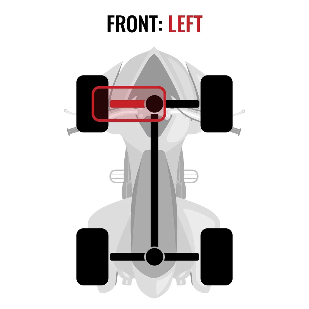 Sixity XT Front Left Axle Suitable with Can-Am Outlander MAX 500 2015 - EFI 4X4