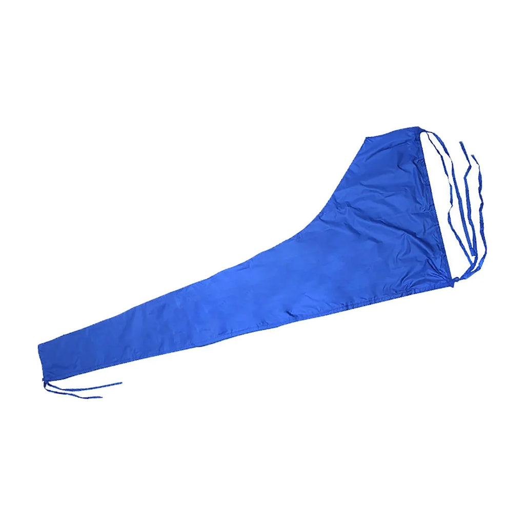 600D Mainsail Coating Ship Wrap Dustproof Wrap Sail Coating Snow Coating Adjustable Strap Thickened Oxford Cloth Blue , 12 FT 11 to 12 FT