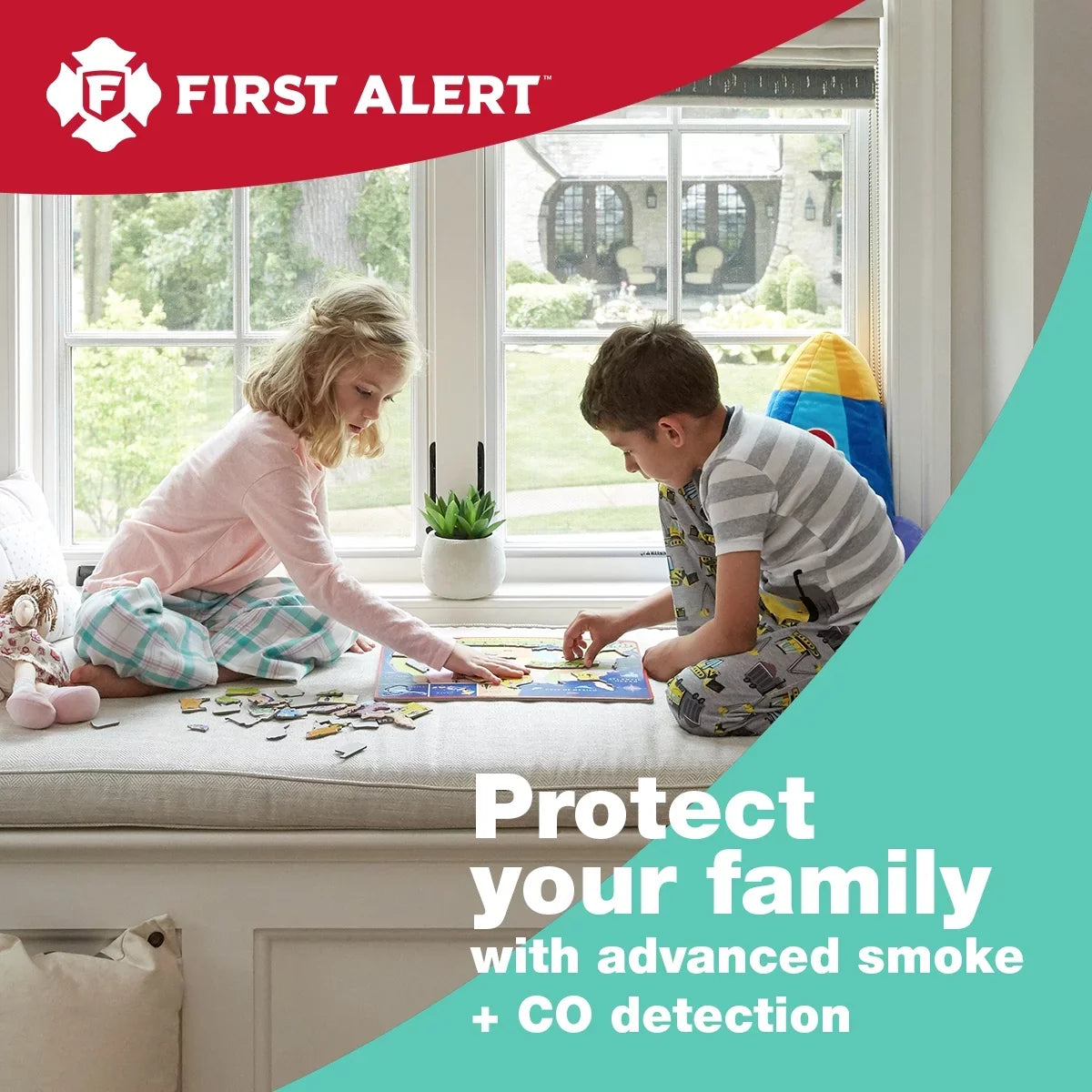 First Alert Slim Design Battery-Operated Combination Smoke & Carbon Monoxide Alarm - PRC700 (1039783)