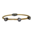 Designer Jewelry 9323GHC MX TwoTone Bangle Bracelet