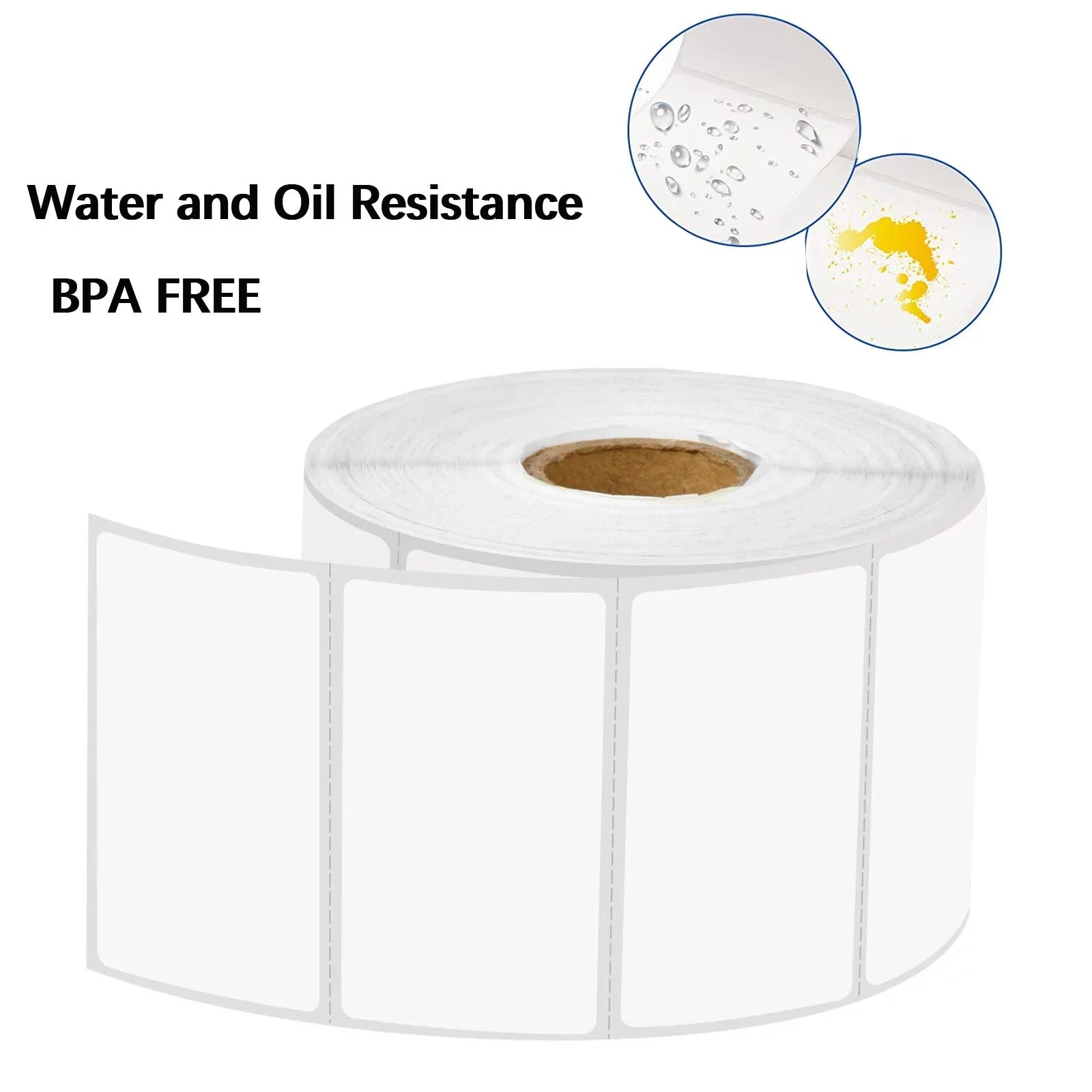 2.25"x1.25" Direct Thermal Labels (9000 Labels, 9 x 1000/Rolls) Suitable with Zebra Printer for UPC GTIN ASIN EAN Code, Shipping, Mailing Address
