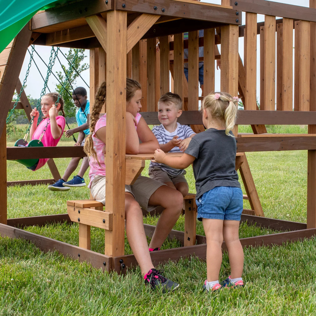 Backyard Wrap Highlander Swing Set