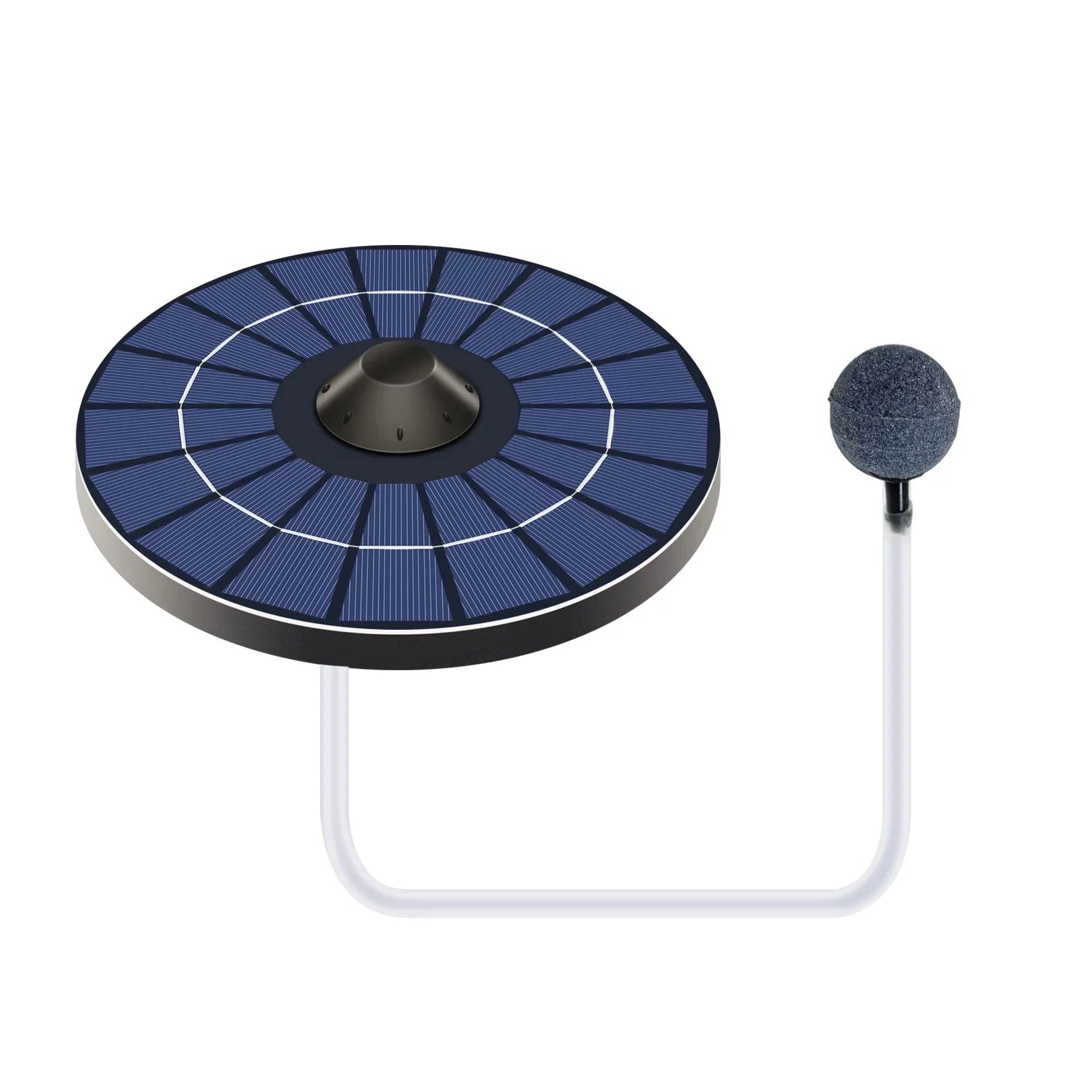 Pristin Instrument,Pond Aerator Pump Air Bubble Air Bubble Stone Aerator Pump Air Stone Water Pond Aerator Fish Tank Small Pond Water Bubble Stone Water Tank Small Pond Solar mewmewcat Rookin