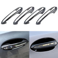 Xotic Tech 1 Set (4 pieces) Exterior Door Handle Surround Coating trims, Carbon Fiber Style, Matching with BMW 5 Series G30 2018-up