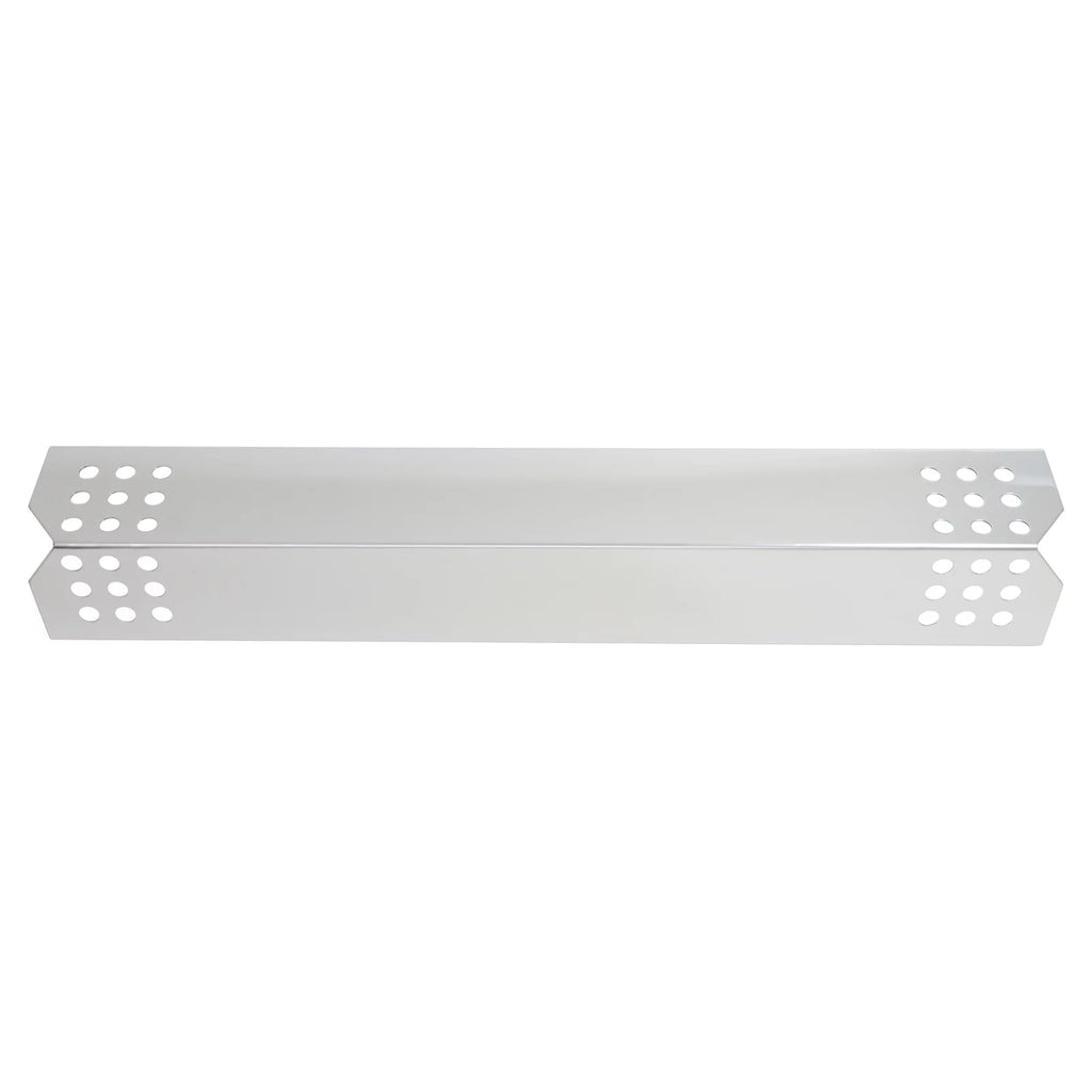 2-Pack BBQ Grill Heat Shield Plate Tent Replacement Parts for Nex 720-0720 - Matching Barbeque Stainless Steel Flame Tamer, Guard, Deflector, Flavorizer Bar, Vaporizer Bar, Burner Wrap 16 1/8"