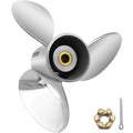 VEVOR Outboard Propeller, 3-Blade 14.5" x 21" Ship Propeller, Replace for OEM 3860709, Suitable with SX Sterndrives Outboard Volvo Penta Engine, Right-handed Steel Propeller Steel & 19 Spline Teeth