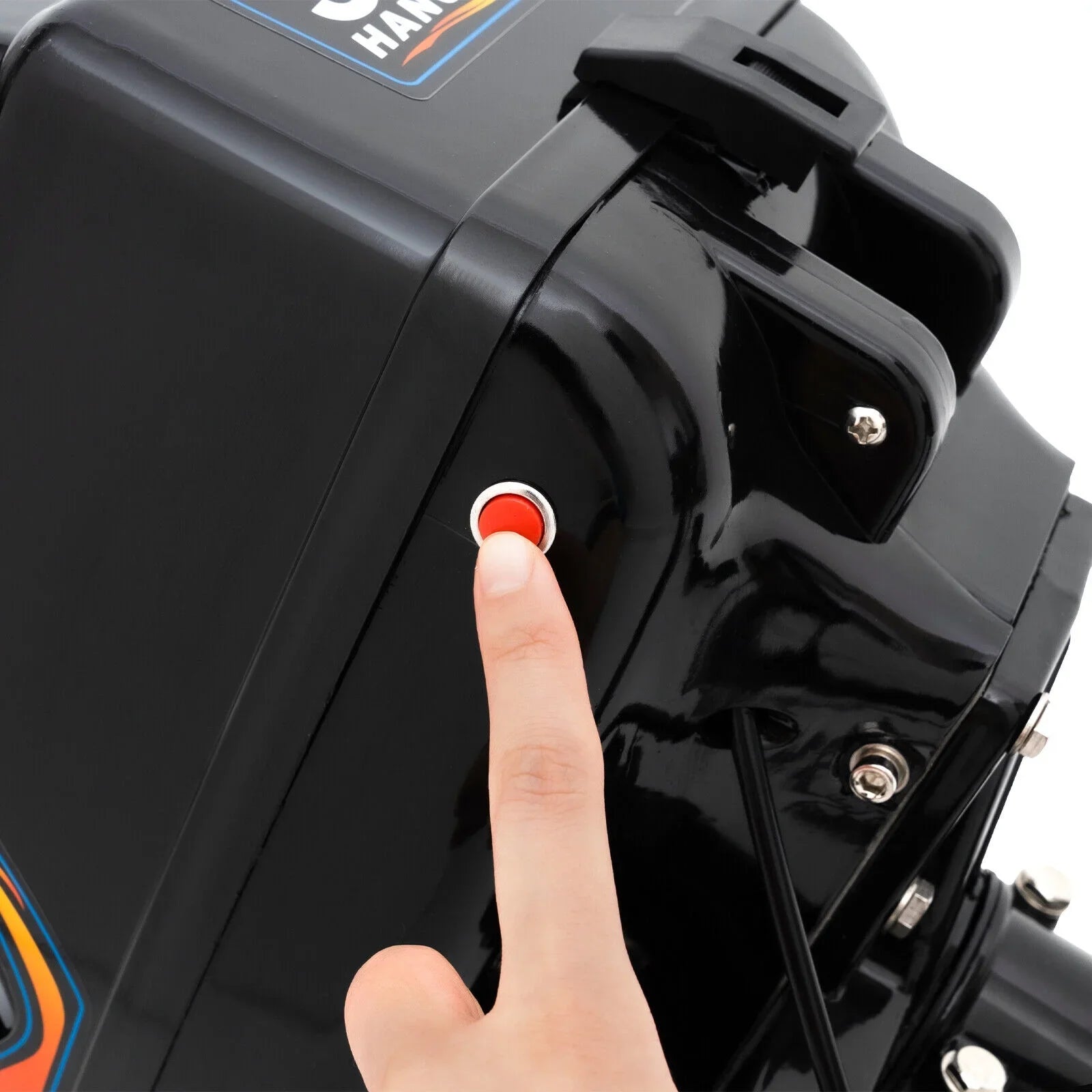HANGKAI 2 Stroke 3.6 HP Outboard Motor Fishing Vessel Engine Water Cooling CDI Outboard Ship Motor 90cm/35.4in