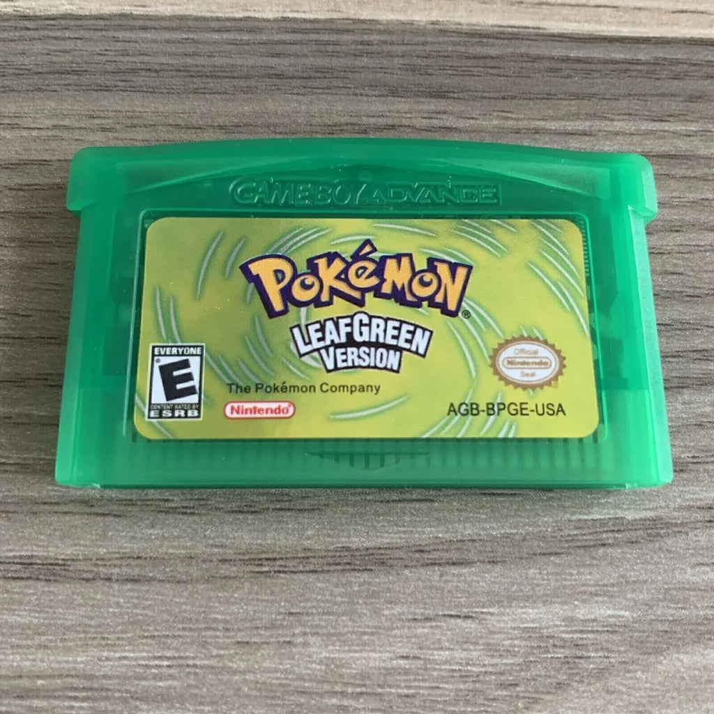 NDSL GBA SP Game Card Ruby/Sapphire/Emerald/Fire Red/Green Leaf 5-in-1-