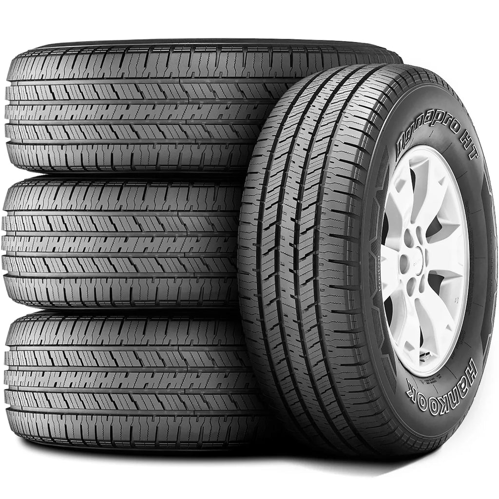 Set of 4 (FOUR) Hankook Dynapro HT 235/75R16 109T XL A/S All Season Tires Fits: 1999-2001 Chevrolet Silverado 1500 LT, 2005-07 Chevrolet Trailblazer LT