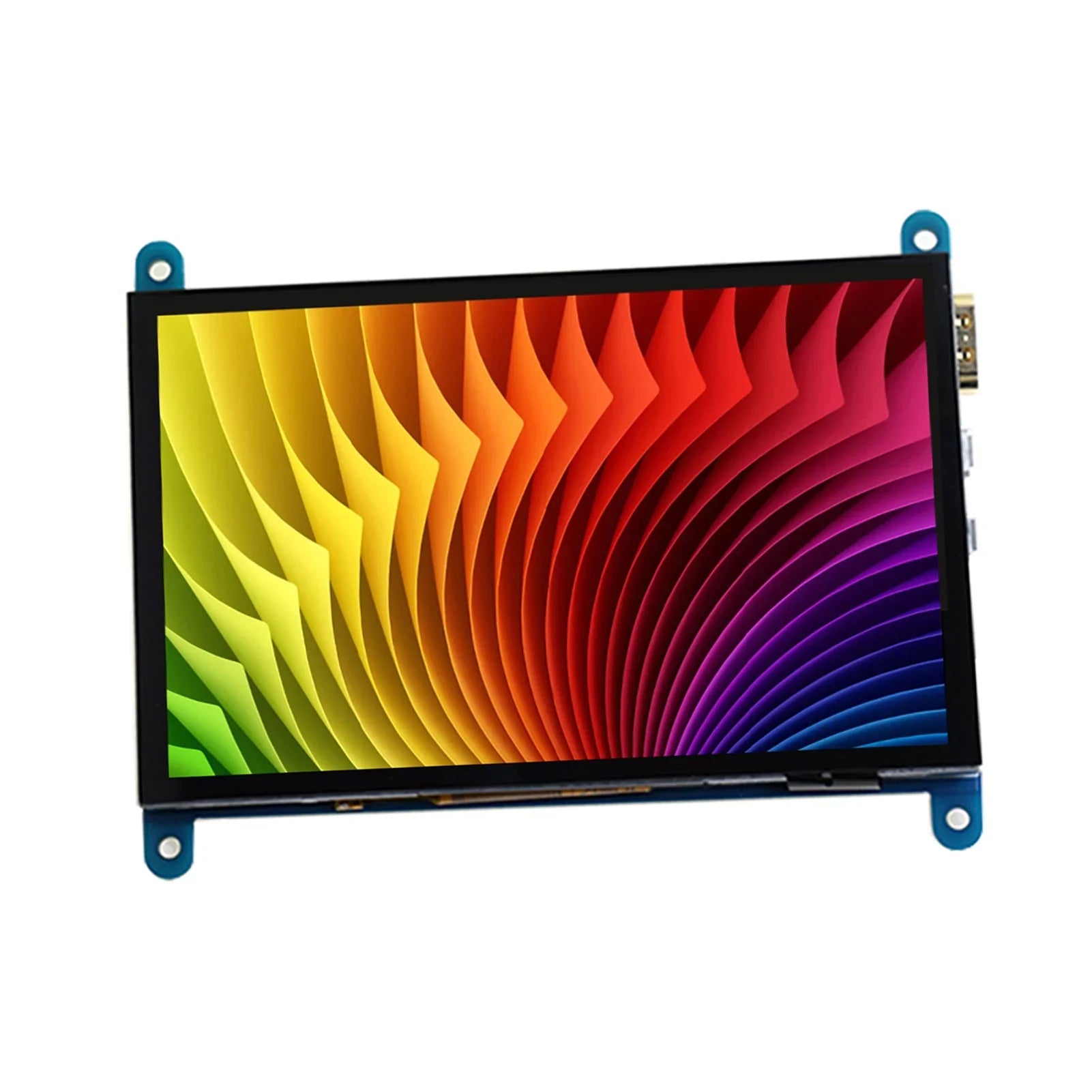 CACAGOO 5 Inch HD Capacitive Touchscreen Display 800*480 Resolution Small Portable Monitor with USB HD Interface Fitting with Raspberry Pi Educational Tool