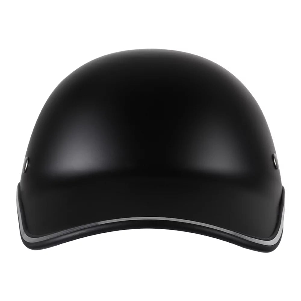 Half Helmet for Motorcycle, Bike, and Baseball Cap - Suitable for Men and Women Adults