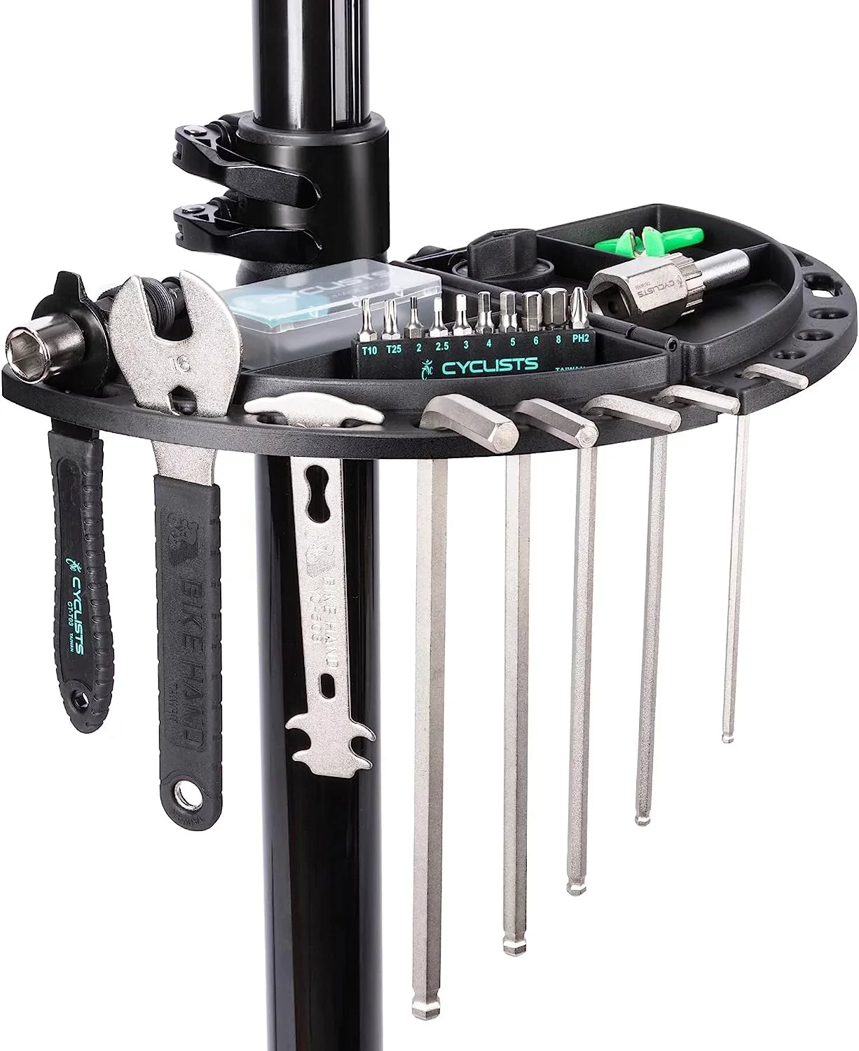 Bike Repair Stand(Max Load 55lbs/ 110lbs)- Bike Stand for Workstand Maintenance - E Bike Repair Stand Bicycle Shop Home Mechanics for Mountain Bike and Road Bike (Max Load 110lbs)