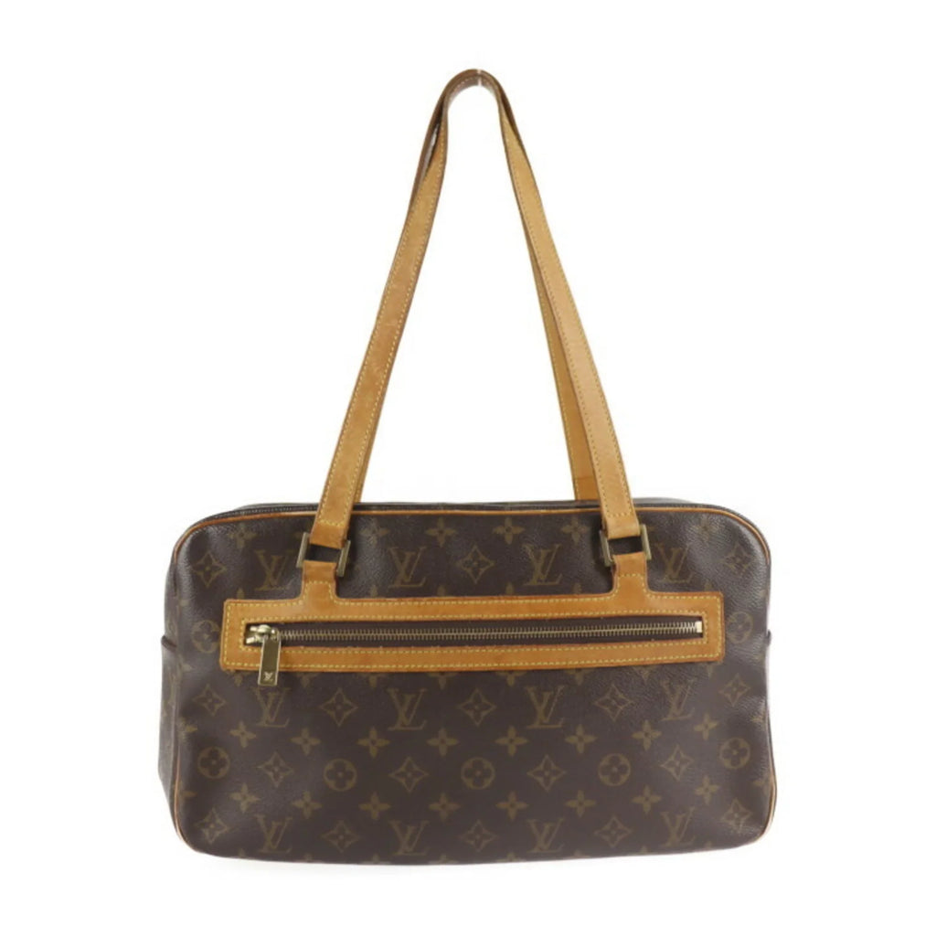 Pre-Owned LOUIS VUITTON Louis Vuitton Cite GM Shoulder Bag M51181 Monogram Canvas Leather Brown (Good)