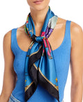 Echo Animal Menagerie Silk Square Scarf