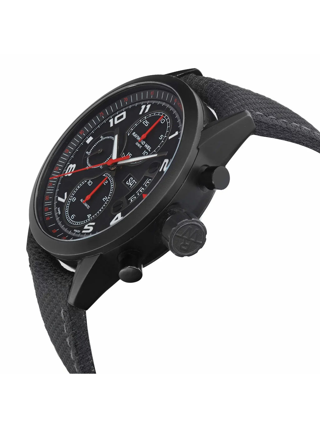 Raymond Weil Freelancer Steel Black Dial Automatic Men's Watch 7730-BK-05207