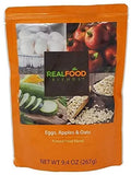 Real Food Blends - Eggs, Apples & Oats - Meals for Tube Fed People - 9.4 Oz Pouch (Pack of 12)
