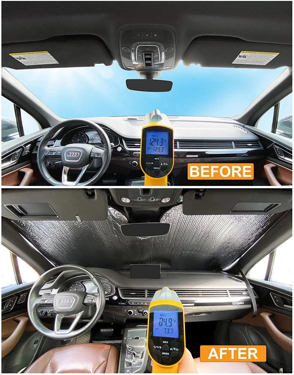 Front Windshield Sunshade for 2019-2024 BMW X4 SUV