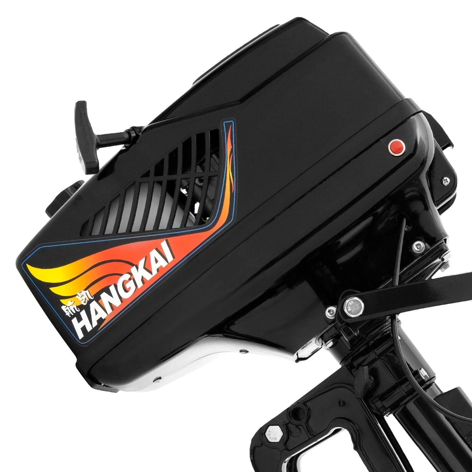 HANGKAI 2 Stroke 3.6 HP Outboard Motor Fishing Vessel Engine Water Cooling CDI Outboard Ship Motor 90cm/35.4in