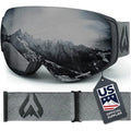 Pre-Owned Wildhorn Roca Ski Goggle, Stealth/Jet Black, Women (Used - Like New)