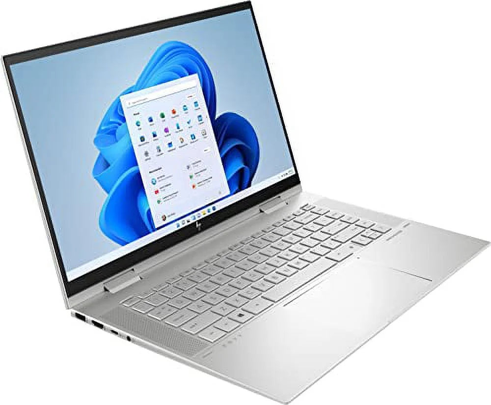 HP 2022 Envy X360 15.6" FHD IPS Touchscreen 2-in-1 Laptop 12th i7-1260P 12- Iris Xe Graphics 16GB DDR4 1TB SSD Thunderbolt 4 WiFi 6 Backlit KB FP Reader Win 11 Home w/ RATZK 32GB USB