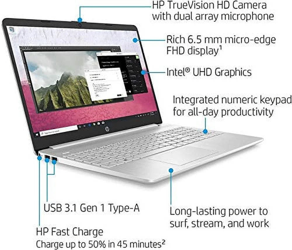 2021 Newest HP 15.6" FHD IPS Touchscreen Laptop, 11th Gen i7-1165G7(Up to 4.7GHz), 16GB RAM, 1TB PCIe SSD, Iris Xe Graphics, Webcam, NumPad, USB-A&C, HDMI, WiFi, Bluetooth, Windows 11