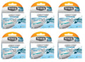 Schick Quattro Titanium Refill Cartridges - 24 Count + Makeup Blender Stick, 12 Pcs