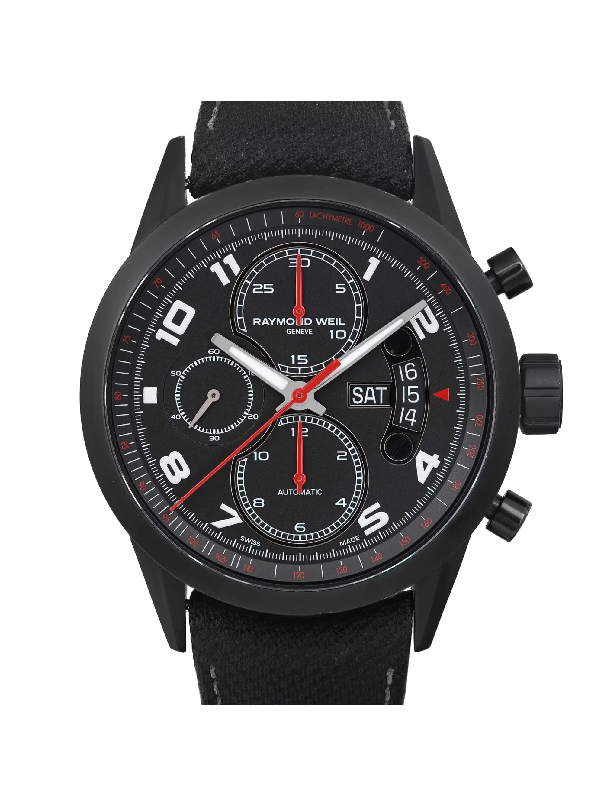 Raymond Weil Freelancer Steel Black Dial Automatic Men's Watch 7730-BK-05207
